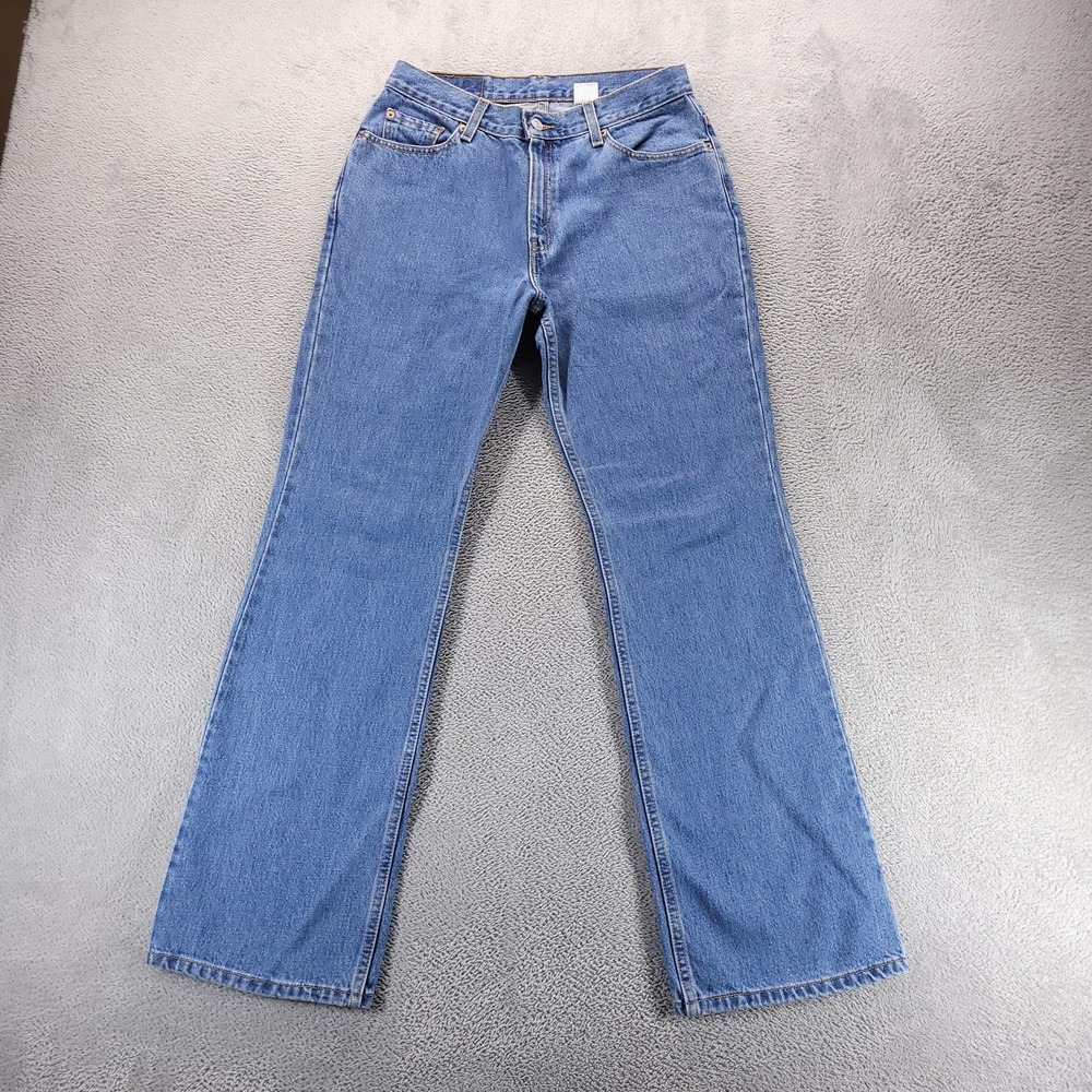 VTG Levis 517 Jeans Womens 11 Blue Slim Bootcut Y2K Western